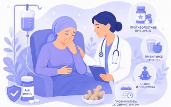 Тошнота и рвота при химиотерапии: как справиться и какие препараты помогают